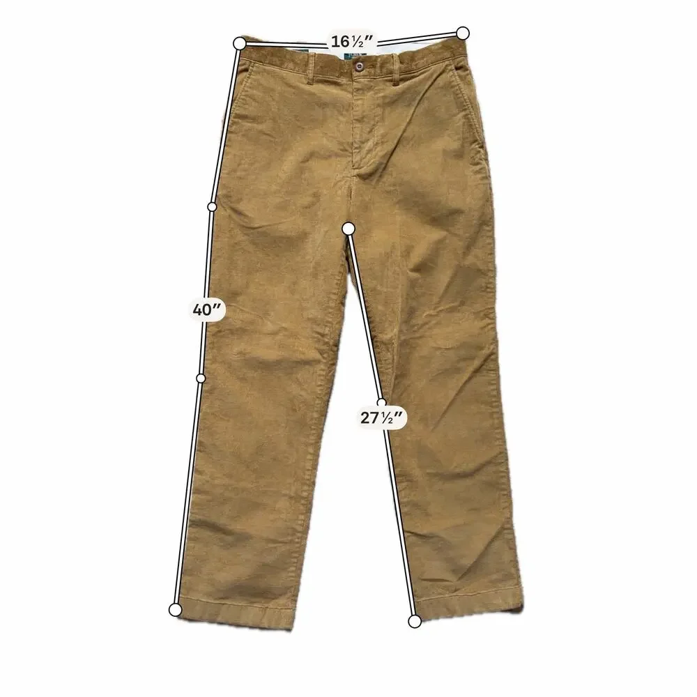 NWT J.Crew Broken-In Straight Corduroy Pants Duckwood Brown 31x30 CM717